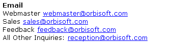 Orbisoft Contact